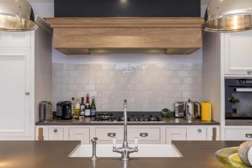 Part of a fitted kitchen
