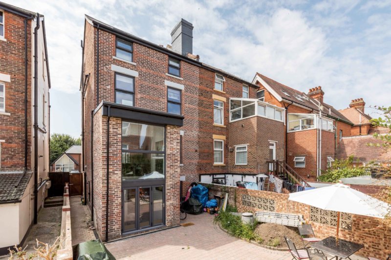 A two-storey house extension