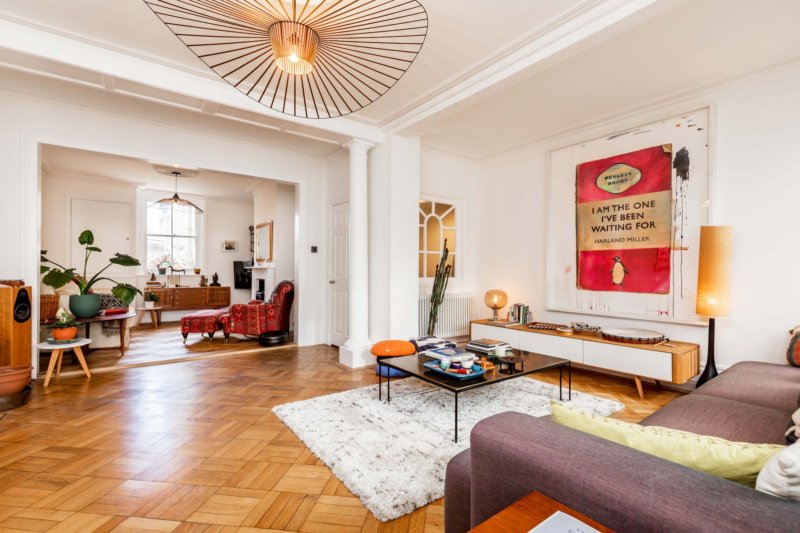 photo of two rooms into one