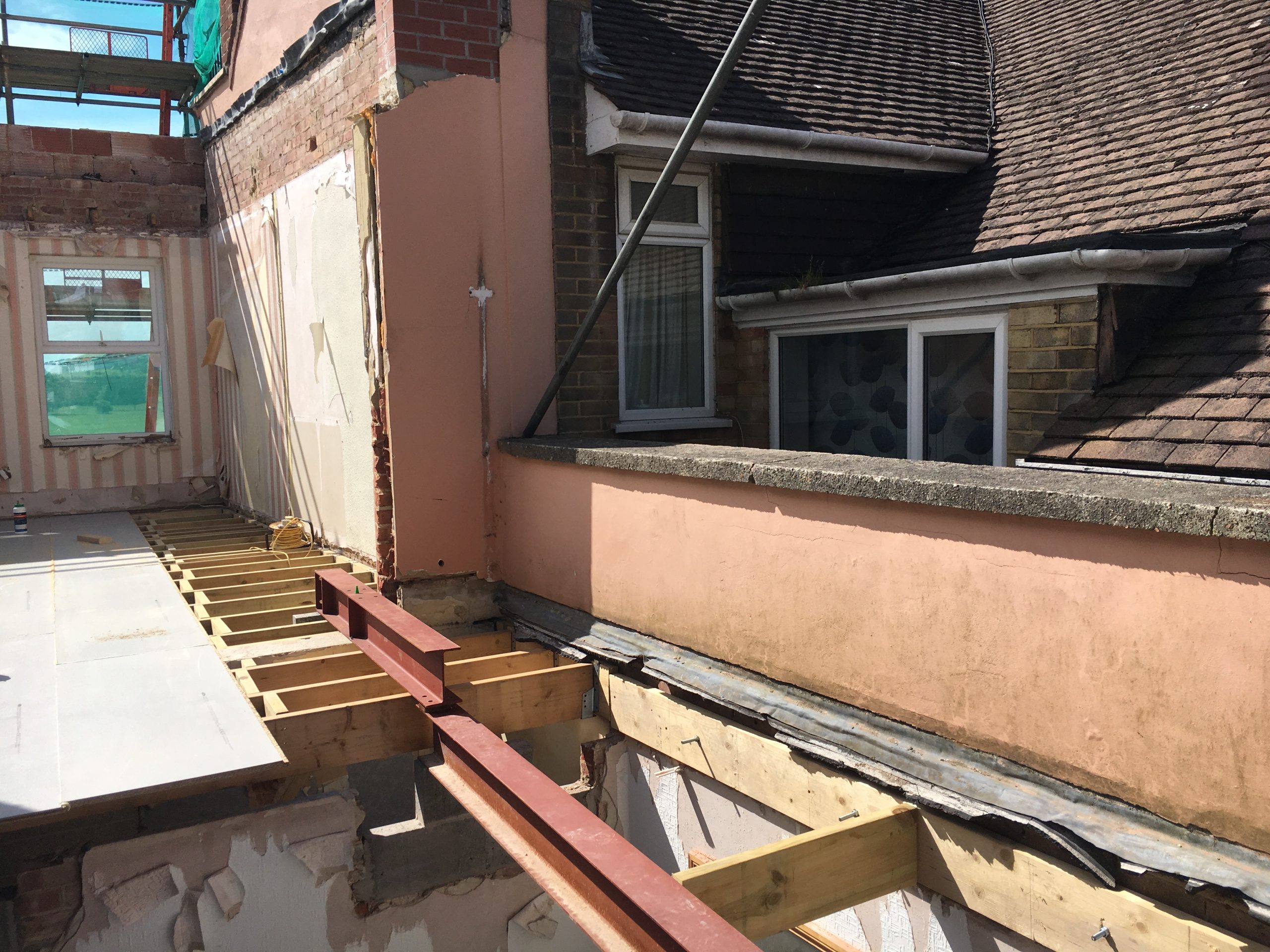 A building in progress